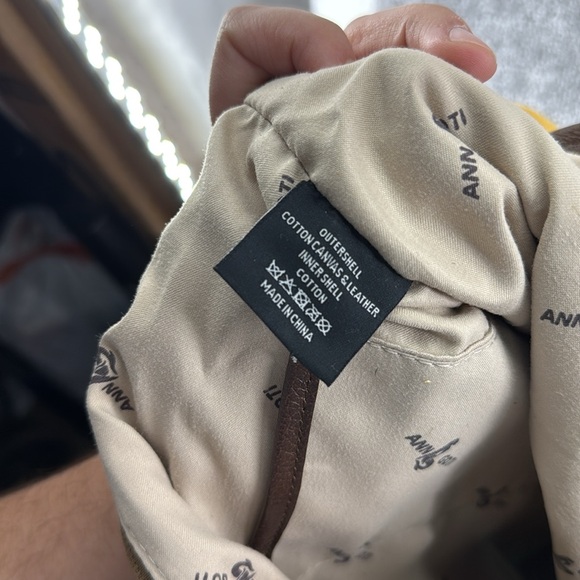 NWT Anngoti Yellow Canvas Leather Shoulder Crossbody Purse Bag Aztec Western - Picture 13 of 15